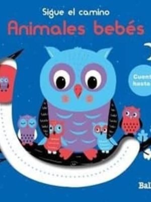 SIGUE EL CAMINO - CUENTA HASTA 5 - ANIMALES BEBES 0 A 2